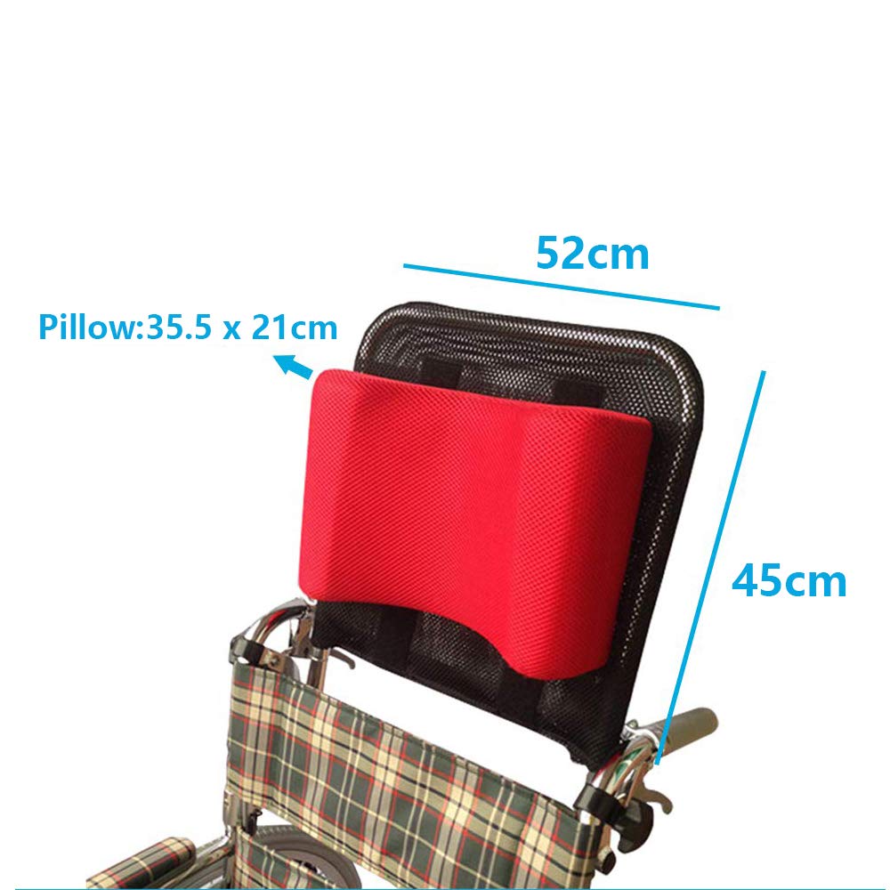 Reposacabezas con Soporte para el Cuello para Silla de Ruedas, cojín portátil para reposacabezas, reposacabezas Universal Ajustable para Silla de Ruedas de 16 a 20 Pulgadas, Color Morado