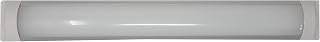 UKEW 2FT Slimline LED Batten Light - 18W 60CM Linear Tube Ceiling Surface Mounted 1440 Lumens Daylight 6500K - Lighting Fixtures for Garage Halls Office
