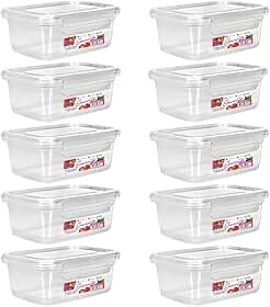 Kit 10 Potes Marmita Fitness 750ml Travas Freezer Microondas