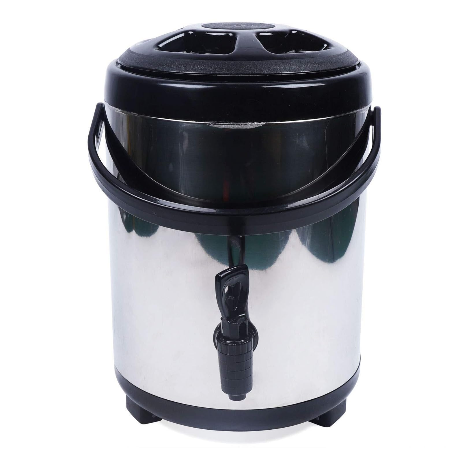 Dispenser Termico per Bevande con Rubinetto - Serbatoio Acciaio Inox 10L/8L per Caffè Caldo, Tè, Latte Freddo - Capacità Grande per Casa, Ufficio, Feste