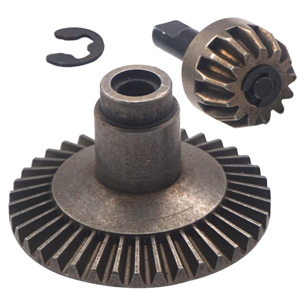 Vgoohobby Metal Differential Main Bevel Gear Set 38T 13T Hop Up Parts Compatible with Axial SCX10 1/10 RC Crawler Car : Toys & Games