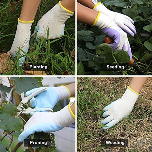 Hldd Handlandy HLDD-US5172 Gardening Gloves For Women, Womens Work Gloves With Foam Nitrile Coating thumb #4