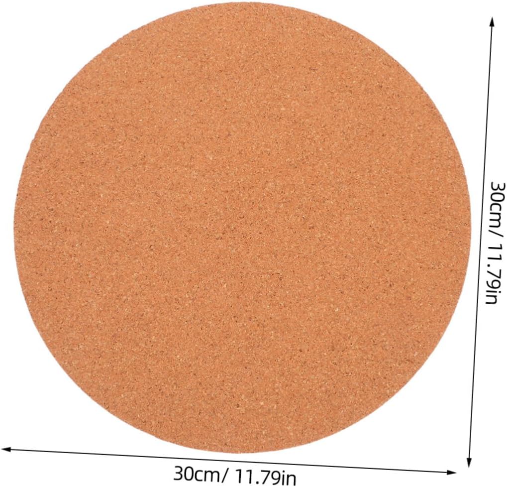 DOITOOL Cork Wall Panel Round Cork Boards Photo Message Boards Office Organization