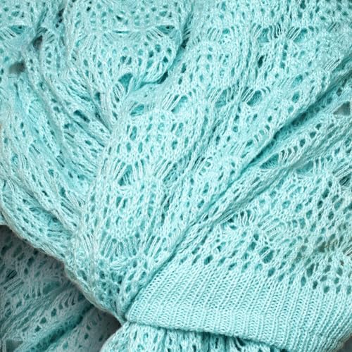 Image of Open Weave Cocoon Shawl for Women, Cardigan Sweater, Lightweight Pashmina Shawl Wrap, Poncho Scarves for Women