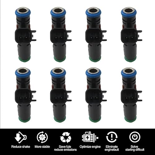 Miniatura 4 de 8 piezas FJ817, 5C3Z9F593DA, 5C3Z9F593DC, 8S4Z9F593A, FI11370S Reemplazo del inyector de combustible para Ford F-350 Super Duty Lariat Extended Cab