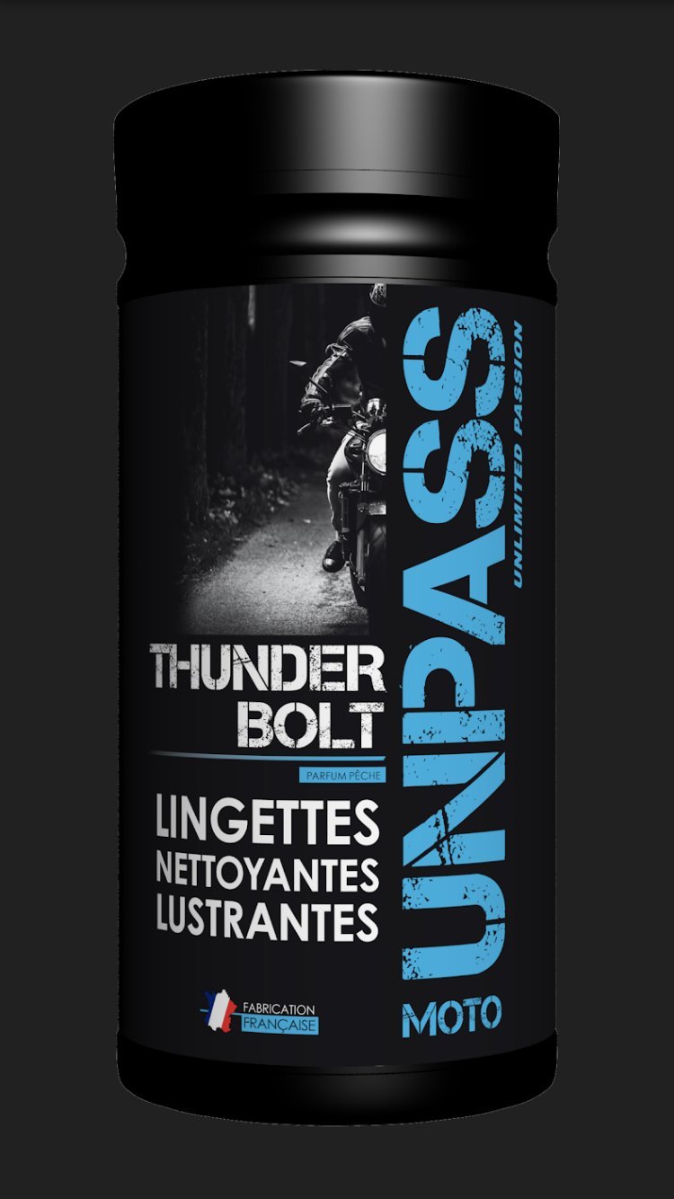 Unpas – Motorrad-Reinigungstücher, 80 Stück