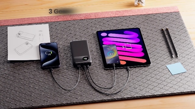 Power Bank Addtop, 20000 Mah, 65 W, Usb C, Pd, Qc, Carga Ráp | Cuotas sin interés