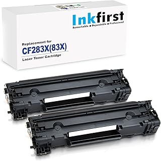 2 Inkfirst Compatible Toner Cartridge Replacement for HP CF283X 83X Black Laserjet Pro MFP M225dn MFP M225dw M201dw M201n