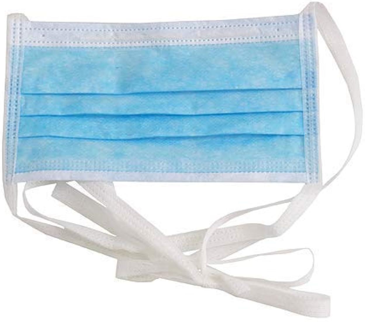 3P Non-Woven Fabric 3 Ply Tie Mask Breathable Surgical Anti Pollution with Internal Nose-pin Ultra Soft face mask, Disposable Mask (Blue, Without Valve, Pack of 100) for Unisex.-picture-26