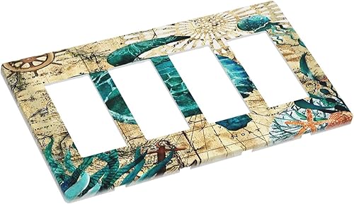 Vista 894 de Placa de pared con interruptor de luz de doble interruptor de pared para niños, diseño de dinosaurio, galaxia, espacio exterior, planeta, nebulosa