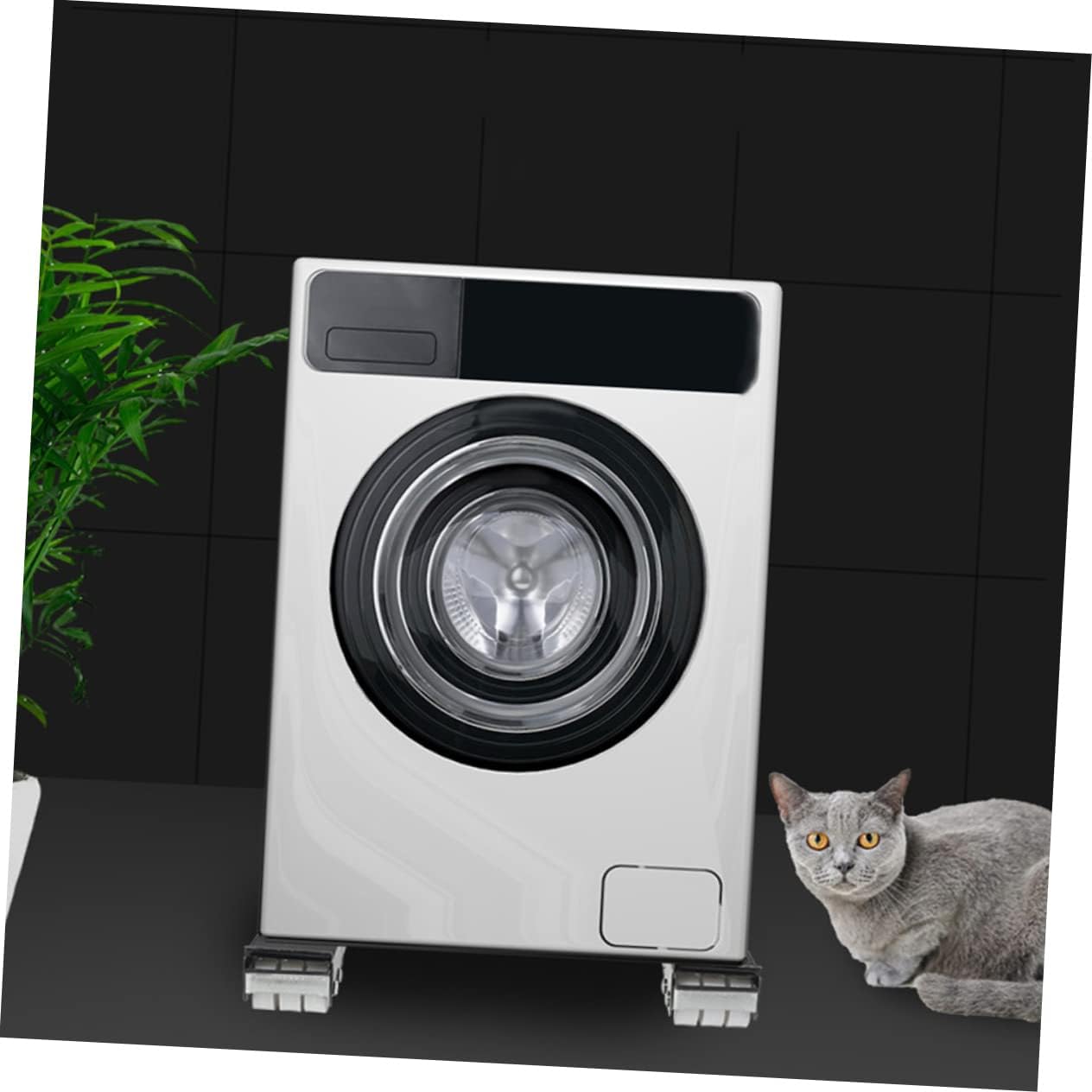 Appliance Dolly with Wheels Washing Machine Stand and Furniture Lifter Non-Slip Pads Heavy-Duty Support for Refrigerators and Dryers