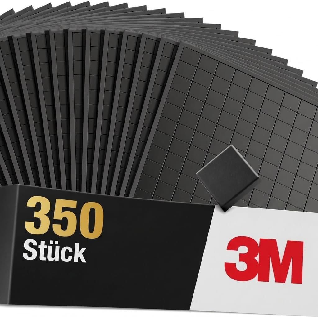 250 Selbstklebende Magnetplättchen – 10x10 Mm, 6 Produktbild-Vorschau 3