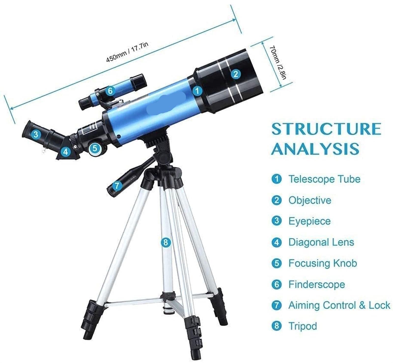 Astronomiczny Teleskop Teleskopy Astronomiczny Teleskop Monokularowy Ze Statywem I Refraktorem Luneta Zoom O Dużej Mocy Do Zastosowań Astronomicznych Telescope
