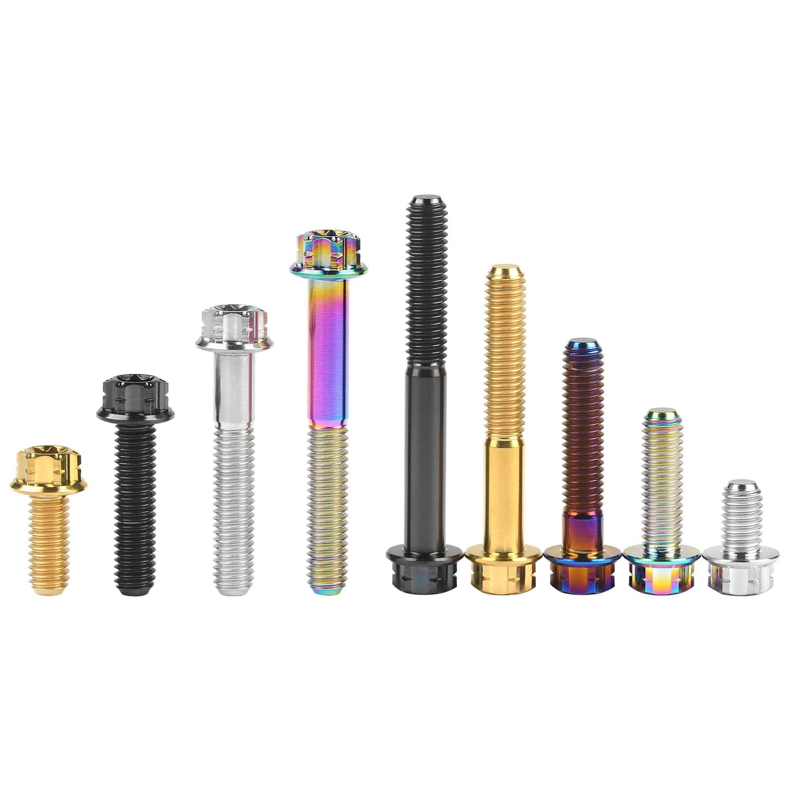 M6 Titan Schrauben Taper Kegelkopf 10 15 20 25 30 35 40 45 50 55 60 Allen Ti Gr5