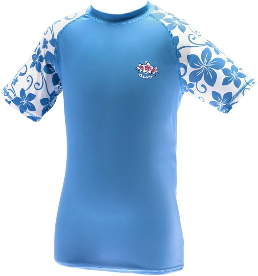 Girls` Watersports Rash Guards Amazon.co.uk