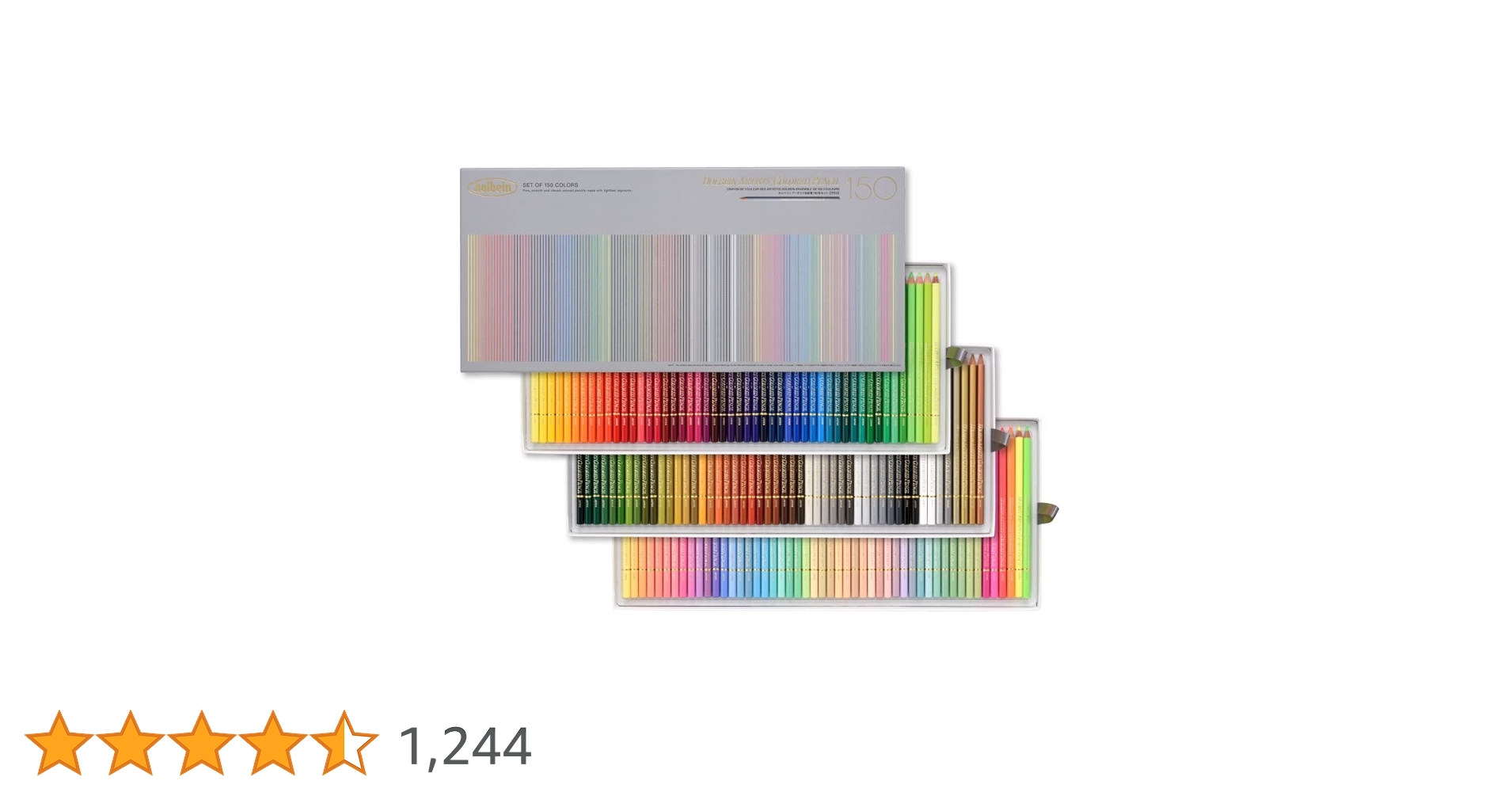 Amazon.co.jp: ホルベイン アーチスト色鉛筆 OP945 150色 紙函セット