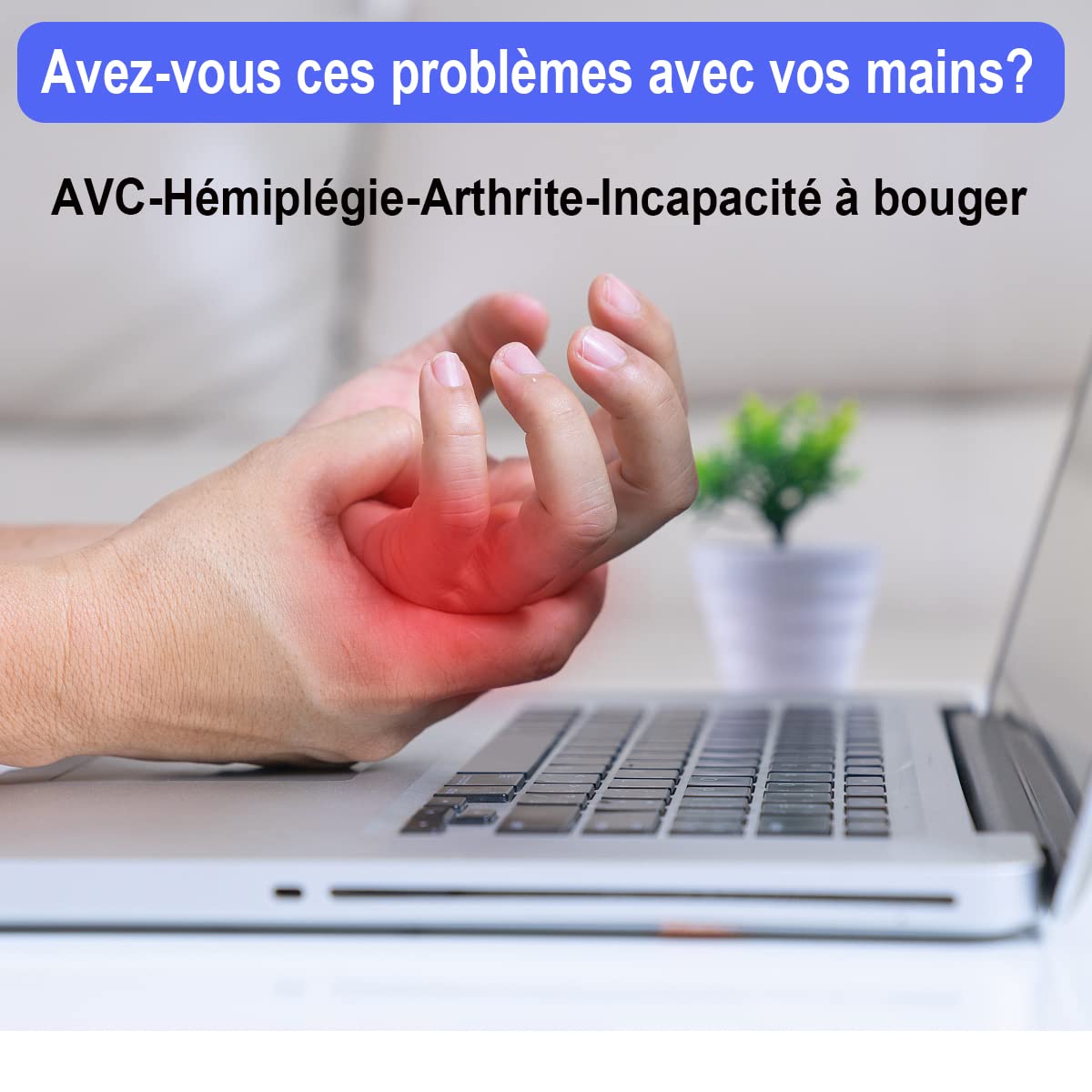 Arthrite Avc Hémiplégie Patient Fonction Des Doigts Et Des Mains Formateur En Réadaptation, Gants De Réadaptation Robotique Récupération Équipement D’Exercice Orthèse (L, Main gauche)