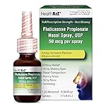 HealthA2Z Fluticasone Propionate Nasal Sprays, 24 Hour Allergy Relief,120 Sprays, 0.54 fl oz