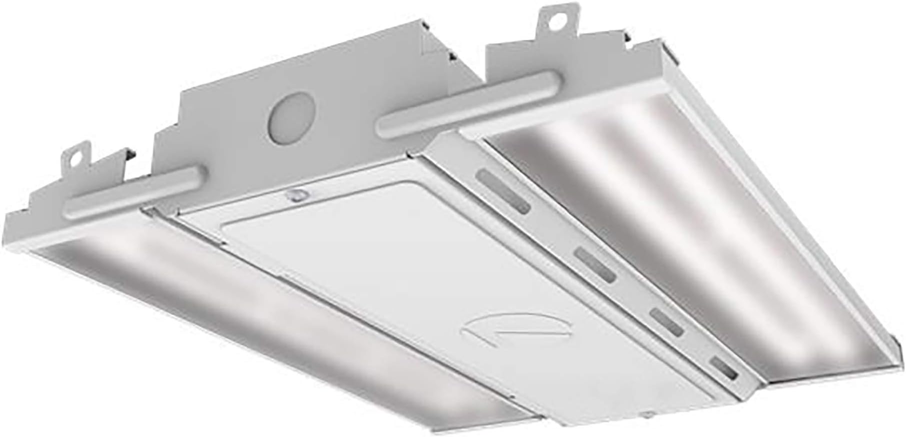 Lithonia Lighting CPHB 12LM ATC MVOLT 40K Compact PRO LED Bay Light, High Bay Acrylic Textured Clear, 12000 Lumens, 4000K Light