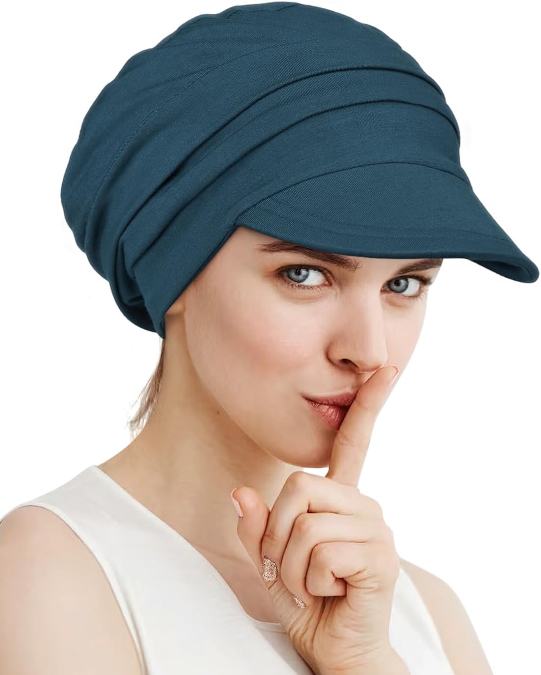 Alnorm Super Soft Breathable Viscose Slouch Hat Oversized Baseball Cap for Women image 3
