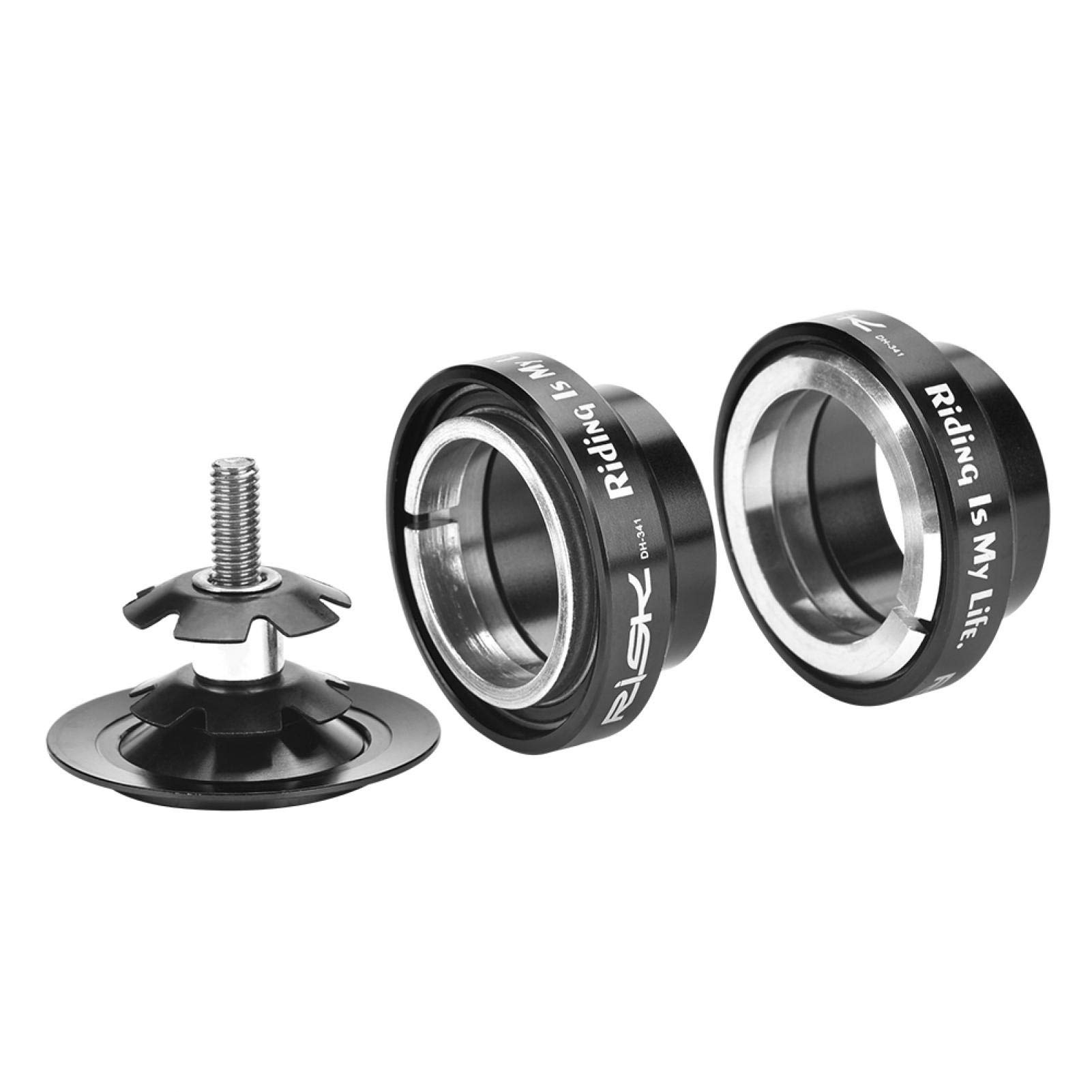 Auriculares Dirección Bicicleta 34mm - Aleación Aluminio, Rodamientos, Para MTB Y Carretera