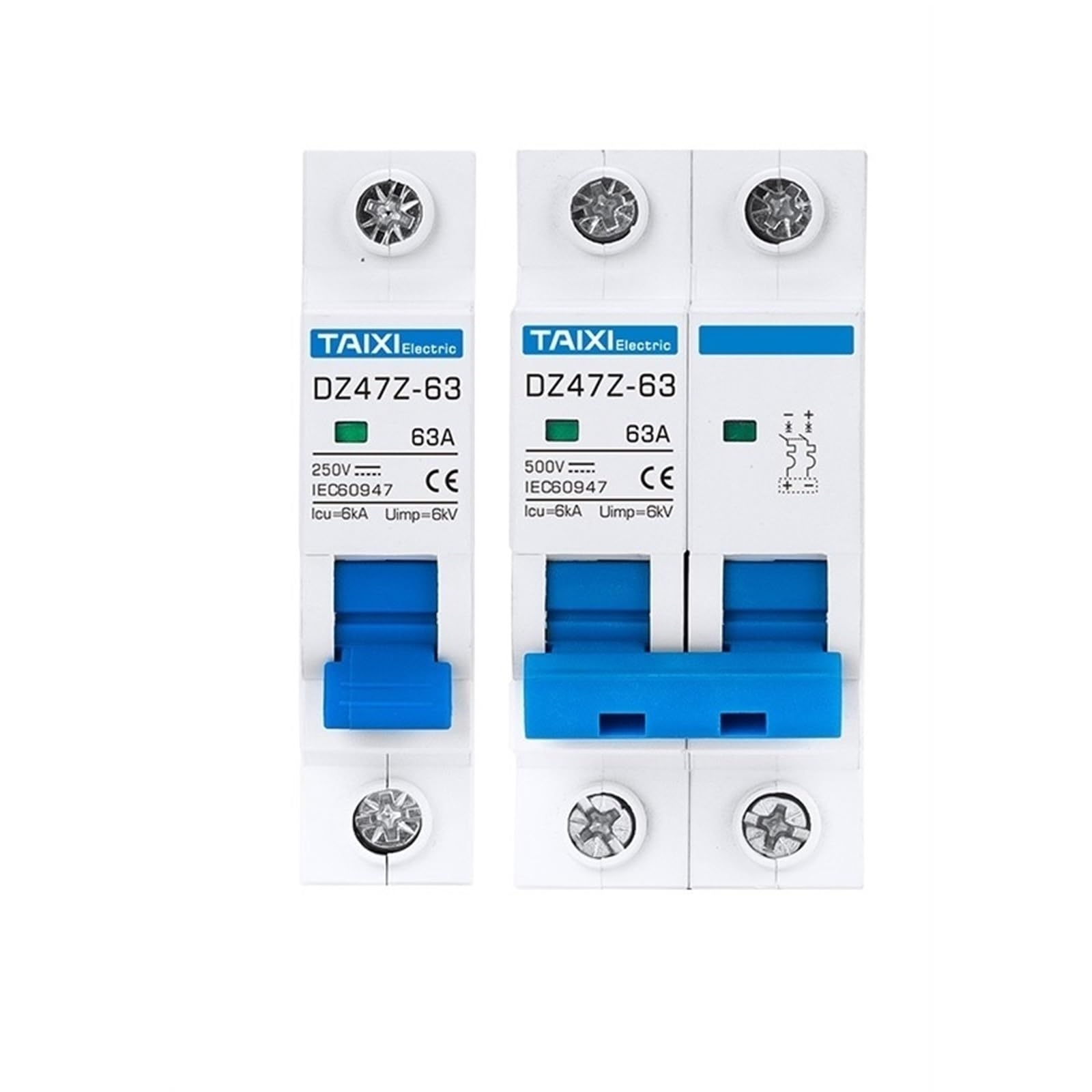 Protection solaire photovoltaïque avec le disjoncteur CC DZ47 500V 40A