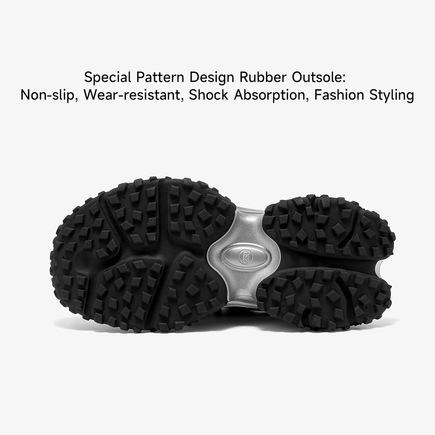 BEAU TODAY Chunky Sneakers for Women,Fashion Platform Walking Sneakers,Comfortable Arch Support Tennis Dad Shoes - Image 5