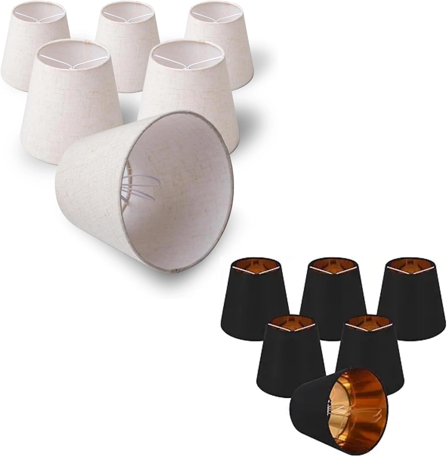 Small Lamp Shade Clip on Bulb for Candelabra Bulbs