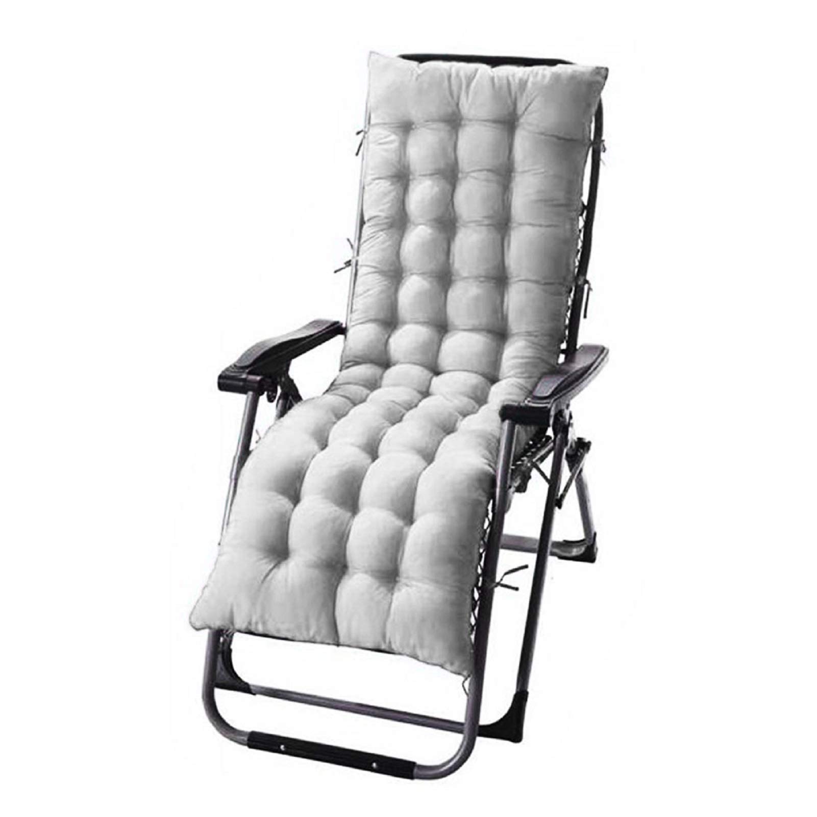 Holdfiturn Sun Lounger Cushions 48 * 120cm Thick Garden Recliner