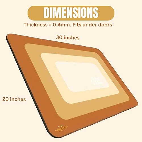 Vista 10 de Tapetes de baño para baño - 20 x 30 pulgadas - Alfombra de baño - Alfombras de baño finas para debajo de la puerta - Alfombra de baño de secado