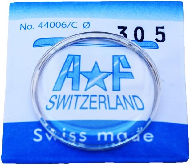 Plastic ET Silver Color Tension Ring Plexi Watch Crystal 30.5mm - Swiss Made