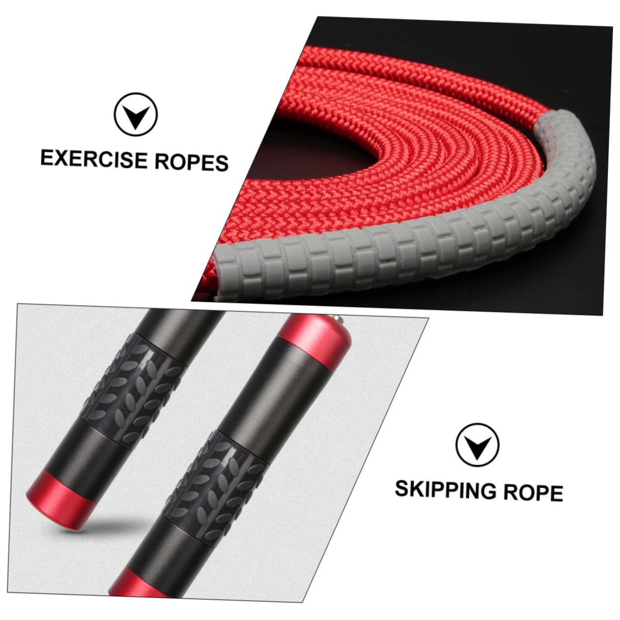 Cuerda de Saltar con Peso Ajustable para Fitness con Rodamiento Duradero y Mango Antideslizante para Entrenamiento Gimnasio y Ejercicios Cardiovasculares Casa
