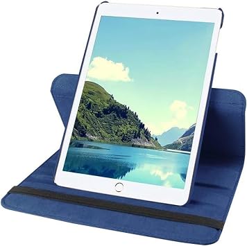 Lobwerk Protective Flip Case for Apple iPad Mini 5 7.9 Inch 360  Rotatable Blue