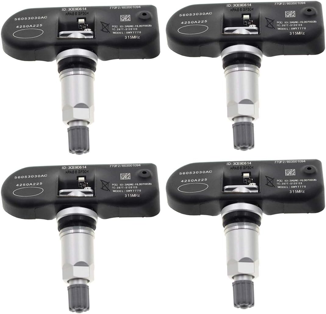 AUTOKAY TPMS Set of 4 Tire Pressure Sensor Fits for Chrysler Dodge Jeep 2006-2014