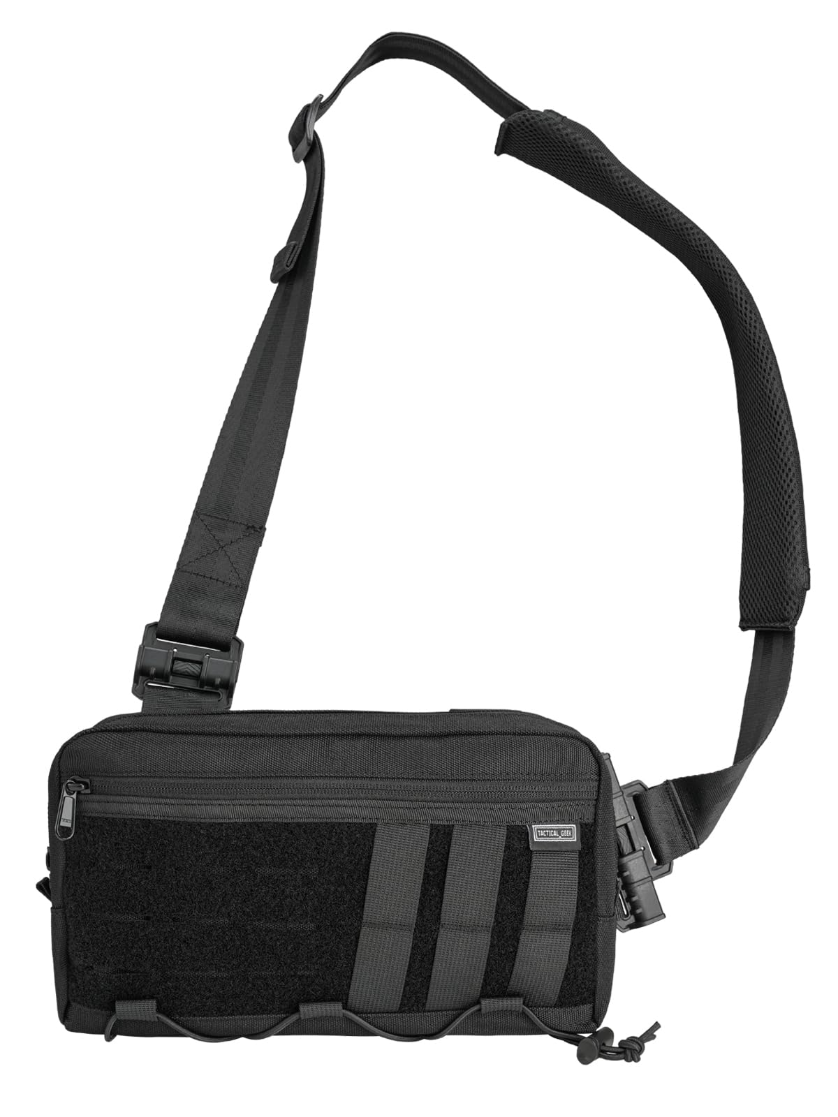 TACTICAL_GEEK Cache L3 EDC Leichter Sling Bag Chest Crossbody Bag für Herren Damen, Kompakt Bauchtasche, Verstellbarer Schultergurt Umhängetasche, Schultertasche Brusttasche für Reise Schule Wandern