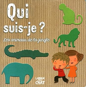 Album Qui suis-je ? Les animaux de la jungle (Pochoirs) (Qui suis-je ? pochoirs) (French Edition) [French] Book