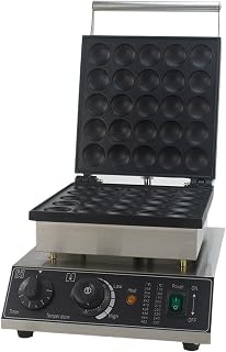Kommersiell Elektrisk Våffeljärn Övre/nedre Skiva Liten Pannkaksmaskin 25 Delar Mini Holländsk Pannkaksjärn Hushållsapparat For Kök Enkel Smidig Matlagningsupplevelse