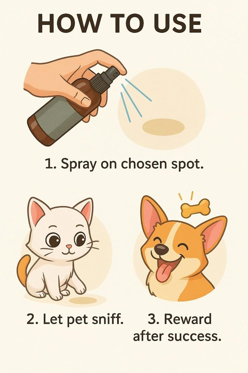 Puppy Training Spray | Dog Potty Training Spray for Indoor & Outdoor Use | Dogs Potty Spray for Training | Dog Pee Spray | No More Marking | 200ml, MiniSPY for Pet Home 1