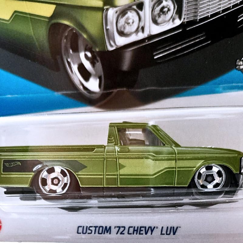 Image of Hot Wheels Custom 72 Chevy Luv HW Hot Trucks Ages 3 and Up 118 /250 (Green)
