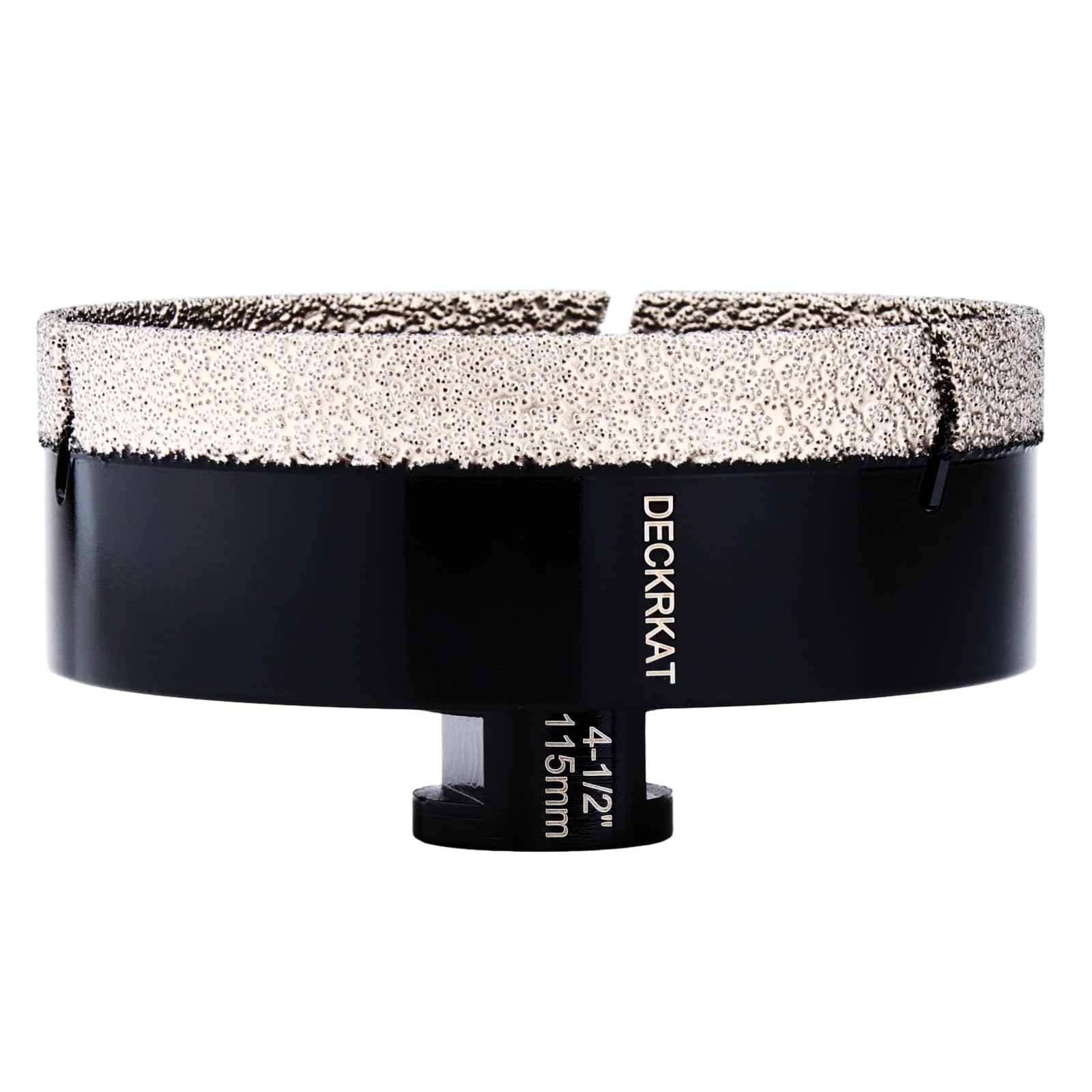 4-1/2" Diamond Hole Saw, 115mm Tile Hole Saw Drill Bit Diamond Tipped for Granite Marble Ceramic Glass Porcelain Quartz Tiles Stones Countertop, Core