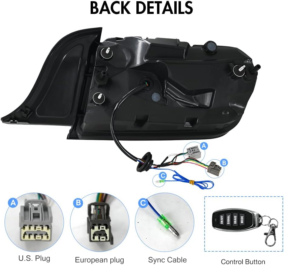 Digital Tail Light for Ford Mustang 2015-2023 Multiple Modes