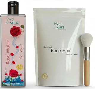 ANI's Painless Face and Full Body Bikini area Hair Removal Wax Powder with Rose Water, Easy and Safe Price In India