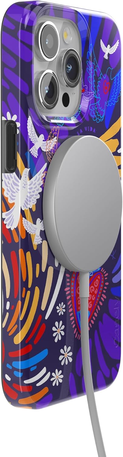 Casely iPhone 15 Pro Case | Viva La Vida | Frida Kahlo Collage | Compatible with MagSafe | Classic Ultra Slim Design