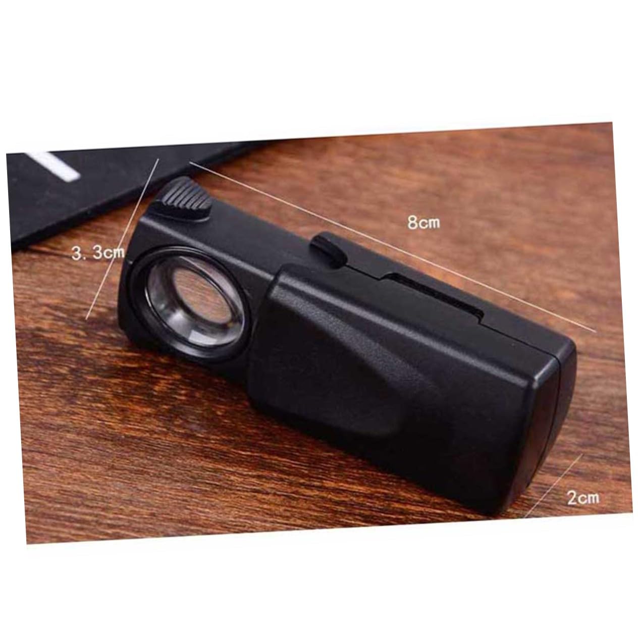 Hohopeti Jewelry Loupe Magnifier Led 30x Magnification 21mm Diameter for Gem Identification Coin Collecting