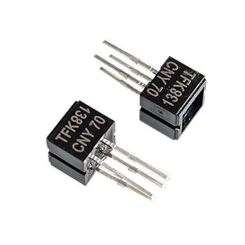 Mayata 100pcs CNY70 tfk138 Reflective Optical Sensor with Transistor Output DIP-4.
