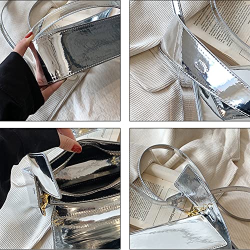 Evening Bag Women Hobo Bag Clutch Y2K Sparkly Silver Purse Tote Handbag Satchel Bag Cute Party Bag Crossbody Bags 2023 #TOP5
