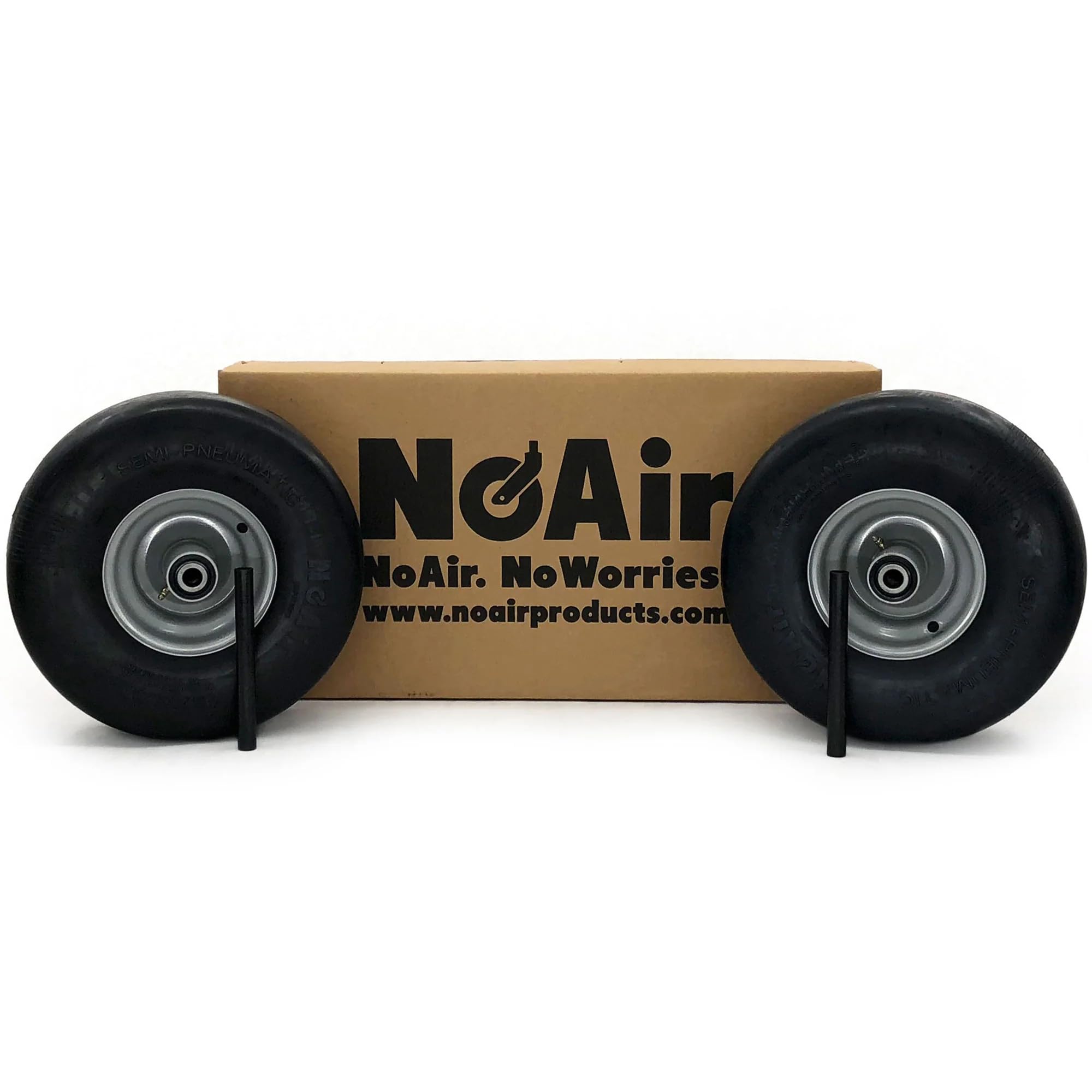 Amazon.com: NoAir® (2) Flat Free Tire Assemblies 15x6.00-6 Fits