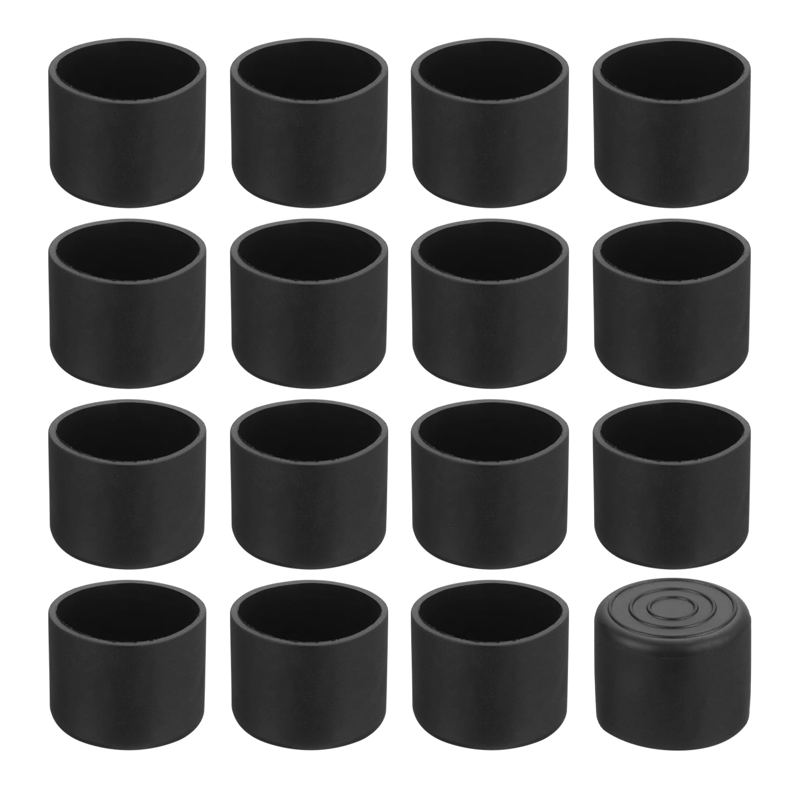 Protectores de suelo para muebles y tapas para patas de silla negras