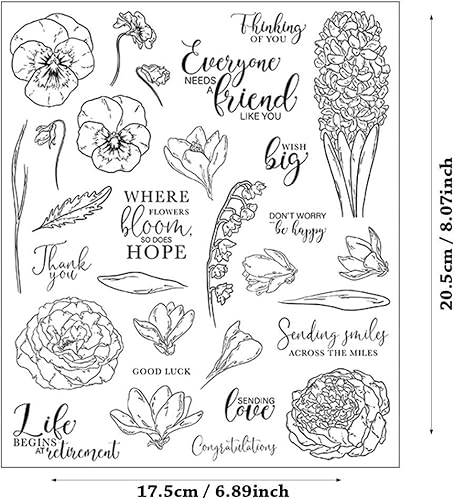 Miniatura 3 de 1 sello transparente para decoración de tarjetas y álbumes de recortes