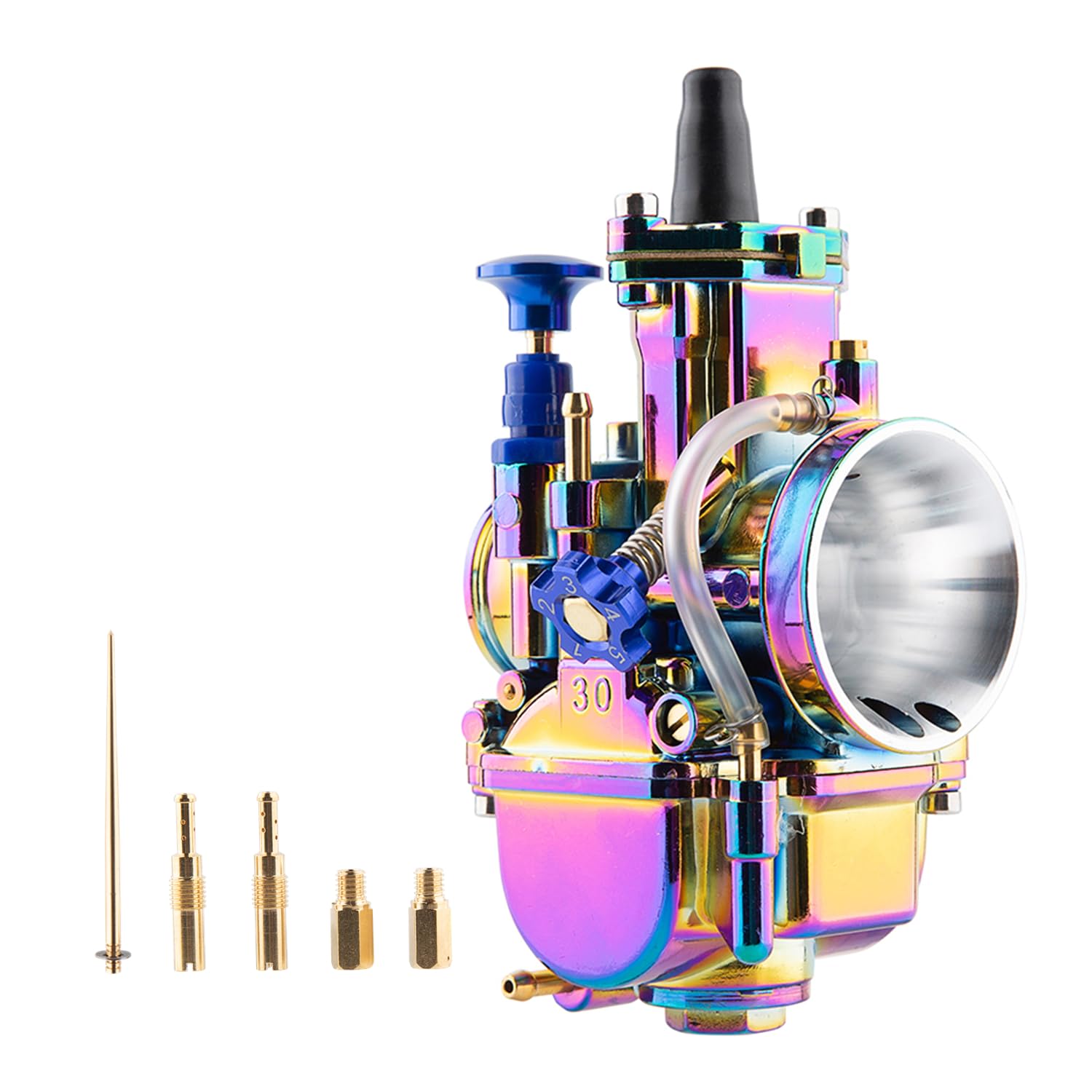 PWK 30MM Carburetor High Performance 2-Stroke 4-Stroke Engine Carb for 100cc-160cc Dirt Pit Bike Mini Bike Motocross ATV Scooter